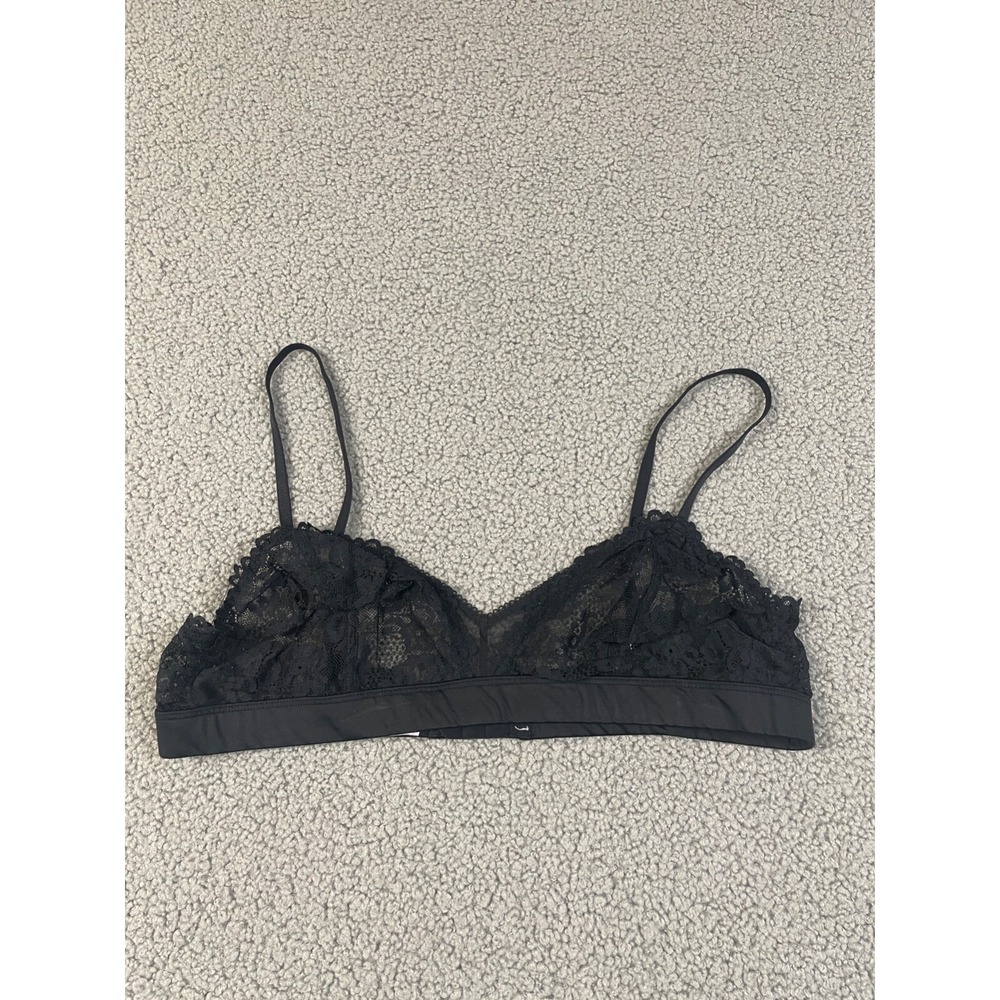 Savage X Fenty black‎ lace Bralette 32